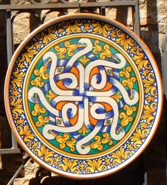 Tiling ; allways the same (sicilian plate)