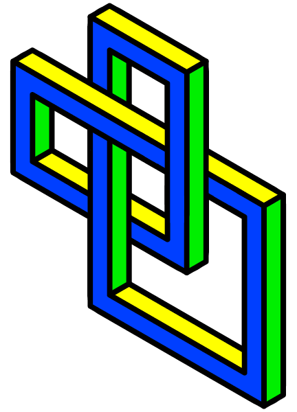 Impossible trefoil knot Isometric.png