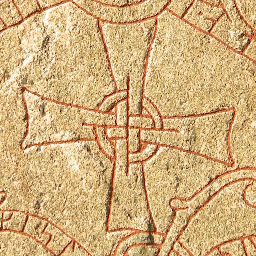 Ca. 1000 A.D. runestone, equivalent to preceding