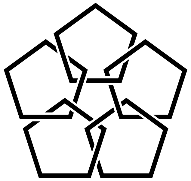 File:Five-interlinked-pentagons1.png