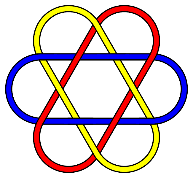 Three-component Brunnian link