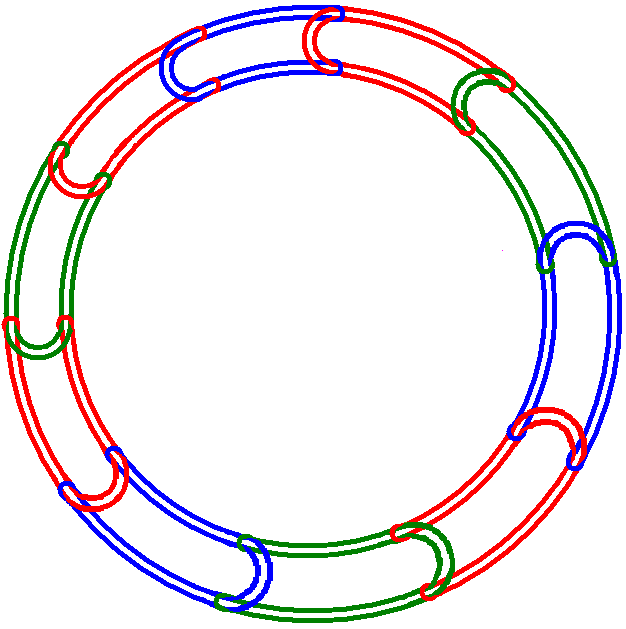 The Rubberband link with 10 components